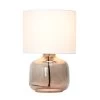 Glass Table Lamp with Fabric Shade White - Simple Designs -Loca Table Lamps Store unnamed file 325