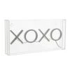 JONATHAN Y 11.75" XOXO Contemporary Glam Acrylic Box Pendant (Includes LED Light Bulb) Neon Pink - JONATHAN Y -Loca Table Lamps Store unnamed file 3264