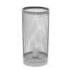 Mesh Cylindrical Steel Table Lamp Gray - Simple Designs -Loca Table Lamps Store unnamed file 3282