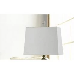 Tenpoint Sky Nautilus Table Lamp with Tapered Rectangle Shade Gray - StyleCraft