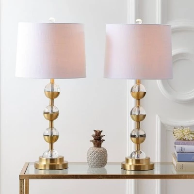 JONATHAN Y 27.5" (Set of 2) Avery Crystal Table Lamp (Includes LED Light Bulb) - JONATHAN Y 3 JONATHAN Y 27.5" (Set of 2) Avery Crystal Table Lamp (Includes LED Light Bulb) - JONATHAN Y