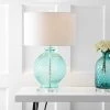 JONATHAN Y 26" Glass and Crystal Estelle Table Lamp (Includes LED Light Bulb) Blue - JONATHAN Y 2 JONATHAN Y 26" Glass and Crystal Estelle Table Lamp (Includes LED Light Bulb) Blue - JONATHAN Y -Loca Table Lamps Store unnamed file 3360