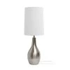 1-Light Tear Drop Table Lamp Metallic Silver - Simple Designs -Loca Table Lamps Store unnamed file 3368