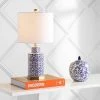 JONATHAN Y 23.5" Ceramic/Metal Diana Ginger Jar Table Lamp (Includes LED Light Bulb) Blue - JONATHAN Y -Loca Table Lamps Store unnamed file 3375