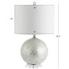 JONATHAN Y 23.5" Zuri Capiz Seashell Sphere Table Lamp (Includes LED Light Bulb) White - JONATHAN Y -Loca Table Lamps Store unnamed file 3389