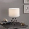 17.5" Modern Metal Tripod Table Lamp Black - Ore International -Loca Table Lamps Store unnamed file 3395