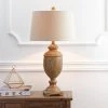 JONATHAN Y 30.5" Kennedy Resin Table Lamp (Includes LED Light Bulb) Brown - JONATHAN Y 1 JONATHAN Y 30.5" Kennedy Resin Table Lamp (Includes LED Light Bulb) Brown - JONATHAN Y -Loca Table Lamps Store unnamed file 3455