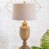 JONATHAN Y 30.5" Kennedy Resin Table Lamp (Includes LED Light Bulb) Brown - JONATHAN Y -Loca Table Lamps Store unnamed file 3458