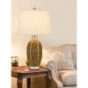 28.5" Olive Ceramic Table Lamp Green Leaf Finish Cocoa Brown - Cal Lighting -Loca Table Lamps Store unnamed file 3468