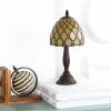 JONATHAN Y 12.5" Campbell Tiffany Style Table Lamp (Includes LED Light Bulb) Bronze - JONATHAN Y -Loca Table Lamps Store unnamed file 3489