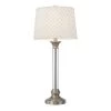 32" Metal/Crystal Contemporary Table Lamp Brushed Steel - Cal Lighting -Loca Table Lamps Store unnamed file 3495