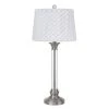 32" Metal/Crystal Contemporary Table Lamp Brushed Steel - Cal Lighting -Loca Table Lamps Store unnamed file 3497