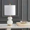 JONATHAN Y 20" Metal/Glass Daphne Ribbed Table Lamp (Includes LED Light Bulb) White - JONATHAN Y -Loca Table Lamps Store unnamed file 3518