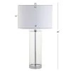 JONATHAN Y 29" Glass Harper Table Lamp (Includes LED Light Bulb) Clear - JONATHAN Y -Loca Table Lamps Store unnamed file 3535