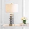JONATHAN Y 28" Ceramic Taipei Table Lamp (Includes Energy Efficient Light Bulb) - JONATHAN Y Gray -Loca Table Lamps Store unnamed file 3537