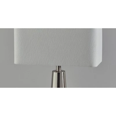 Lillian Table Lamp Silver - Adesso 4 Lillian Table Lamp Silver - Adesso - Image 2