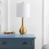 JONATHAN Y 25" Metal/Crystal Dylan Teardrop Table Lamp (Includes LED Light Bulb) Brass - JONATHAN Y -Loca Table Lamps Store unnamed file 3592