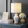 JONATHAN Y 21" Ceramic and Iron Chi Modern Classic Table Lamp (Includes LED Light Bulb) White - JONATHAN Y -Loca Table Lamps Store unnamed file 3596