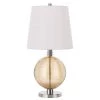 28" Metal/Glass Contemporary Table Lamp Brushed Steel/Amber - Cal Lighting -Loca Table Lamps Store unnamed file 3600