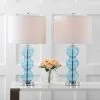 JONATHAN Y (Set Of 2) 27" Bella Glass Triple Sphere Table Lamp Sky Blue (Includes LED Light Bulb) - JONATHAN Y -Loca Table Lamps Store unnamed file 3602