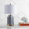 JONATHAN Y 24.5" Ceramic Ellie Tumbling Block Table Lamp (Includes LED Light Bulb) - JONATHAN Y -Loca Table Lamps Store unnamed file 3608