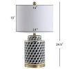 JONATHAN Y 24.5" Ceramic Ellie Tumbling Block Table Lamp (Includes LED Light Bulb) - JONATHAN Y -Loca Table Lamps Store unnamed file 3609