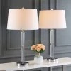 (Set of 2) 28.5" Vendome Crystal Table Lamp Clear (Includes CFL Light Bulb) - Safavieh -Loca Table Lamps Store unnamed file 3633