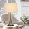 28.5" Camargo Glass and Metal Table Lamp and Drum Shade Antique Brass - Cal Lighting -Loca Table Lamps Store unnamed file 3653