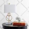 JONATHAN Y 26" Marble/Metal Circle Table Lamp (Includes LED Light Bulb) Gold - Jonathan Y -Loca Table Lamps Store unnamed file 3655