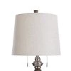 Round Moulded Table Lamp with Wood Accents Brushed Steel - StyleCraft -Loca Table Lamps Store unnamed file 3665