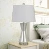 26" Glass Table Lamp with Hardback Fabric Shade Pearl - Cal Lighting -Loca Table Lamps Store unnamed file 3682