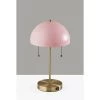 Bowie Antique Brass Table Lamp Light Pink - Adesso -Loca Table Lamps Store unnamed file 3689