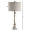 JONATHAN Y 33" Regent Rustic Resin Table Lamp (Includes LED Light Bulb) White - JONATHAN Y -Loca Table Lamps Store unnamed file 3707