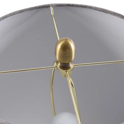 Slim Satin Table Lamp with Cement Base Gray - StyleCraft 6 Slim Satin Table Lamp with Cement Base Gray - StyleCraft - Image 4