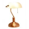 Executive Banker's Desk Lamp with Glass Shade Rose Gold - Simple Designs -Loca Table Lamps Store unnamed file 3717
