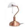 Executive Banker's Desk Lamp with Glass Shade Rose Gold - Simple Designs -Loca Table Lamps Store unnamed file 3721