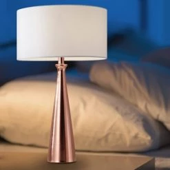 Linda Table Lamp Copper - Adesso