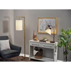 Matthew Table Lamp Black/Antique Brass - Adesso