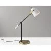 Casey Desk Lamp Black/White/Brass - Adesso -Loca Table Lamps Store unnamed file 3799