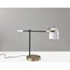 Casey Desk Lamp Black/White/Brass - Adesso -Loca Table Lamps Store unnamed file 3800