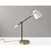 Casey Desk Lamp Black/White/Brass - Adesso -Loca Table Lamps Store unnamed file 3803