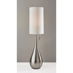 Christina Table Lamp Brushed Steel - Adesso