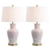 Set of 2 Calli Table Lamps Pink/White (Includes LED Light Bulb) - Safavieh -Loca Table Lamps Store unnamed file 383