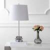 JONATHAN Y 25" Crystal Amelia Lotus Table Lamp (Includes LED Light Bulb) Gray - JONATHAN Y -Loca Table Lamps Store unnamed file 3919