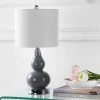 JONATHAN Y 20.5" Glass Anya Mini Table Lamp (Includes LED Light Bulb) - JONATHAN Y Silver -Loca Table Lamps Store unnamed file 392