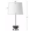 JONATHAN Y 25" Crystal Amelia Lotus Table Lamp (Includes LED Light Bulb) Gray - JONATHAN Y -Loca Table Lamps Store unnamed file 3920