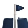 Moulded Sail Boat Table Lamp with Two U-Shaped Shades Blue/White - StyleCraft -Loca Table Lamps Store unnamed file 3926