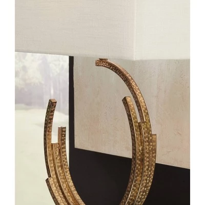 Jaslene Table Lamp Antique Gold - Signature Design by Ashley 4 Jaslene Table Lamp Antique Gold - Signature Design by Ashley - Image 2