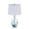 27" Glass Contemporary Table Lamp Turquoise - Cal Lighting -Loca Table Lamps Store unnamed file 3945