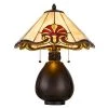 19.5" Resin Transitional Table Lamp with Tiffany Glass Shade - Cal Lighting -Loca Table Lamps Store unnamed file 3958